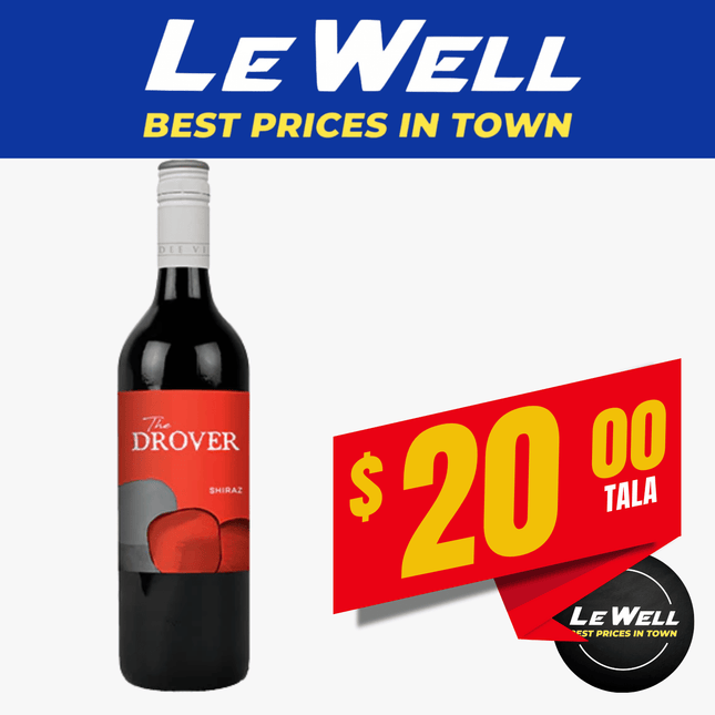 Drover Shiraz 750ML (PICK UP FROM LE WELL COMPANY SAVALALO ONLY)