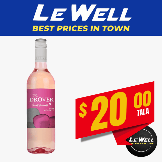 Drover Moscato Pink (PICK UP FROM LE WELL COMPANY SAVALALO ONLY)