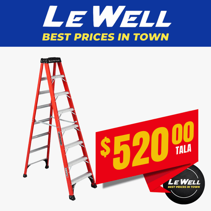 Ladder Fiberglass 6 Steps (PICK UP FROM LE WELL COMPANY SAVALALO ONLY)