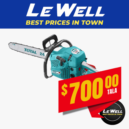 Total Chainsaw 62CC (PICK UP FROM LE WELL COMPANY SAVALALO ONLY)