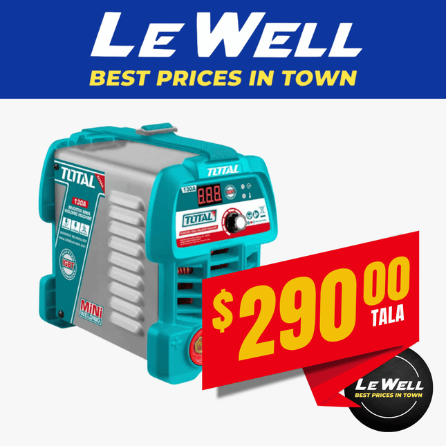 TOTAL Inverter MMA Weld 130A (PICK UP FROM LE WELL COMPANY SAVALALO ONLY)