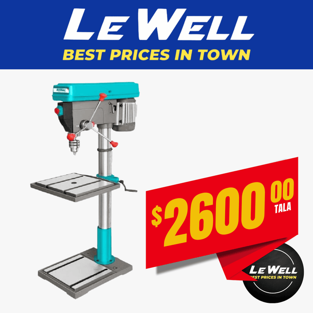 TOTAL Drill Press 1500W (PICK UP FROM LE WELL COMPANY SAVALALO ONLY)