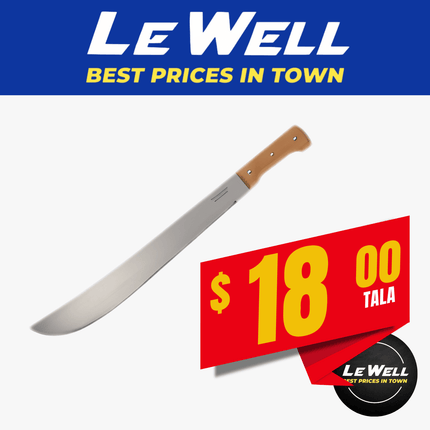 Sun Pacific Machete 18" (PICK UP FROM LE WELL COMPANY SAVALALO ONLY)