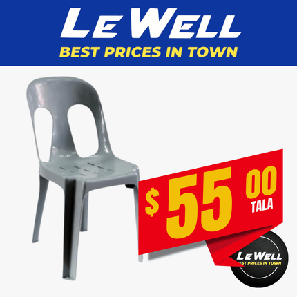 Pipee Grey Chair (PICK UP FROM LE WELL COMPANY SAVALALO ONLY)
