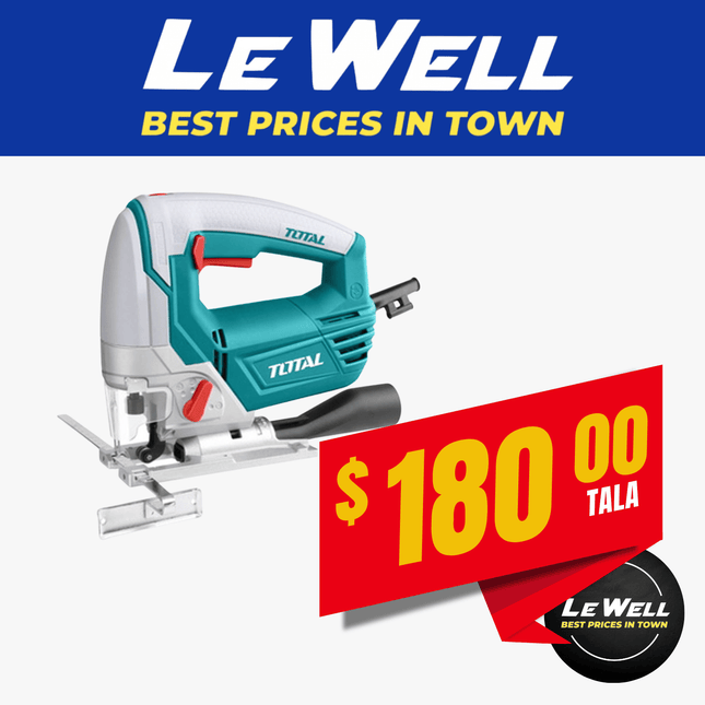 TOTAL JIG Saw 800W (PICK UP FROM LE WELL COMPANY SAVALALO ONLY)