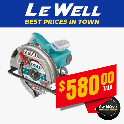 TOTAL Circular Saw 1600W (PICK UP FROM LE WELL COMPANY SAVALALO ONLY)