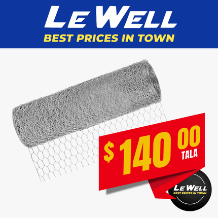 Chicken Wire 0.9/50m (PICK UP FROM LE WELL COMPANY SAVALALO ONLY)