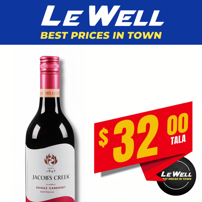 JACOBS SHIRAZ CAB 750ML (PICK UP FROM LE WELL COMPANY SAVALALO ONLY)