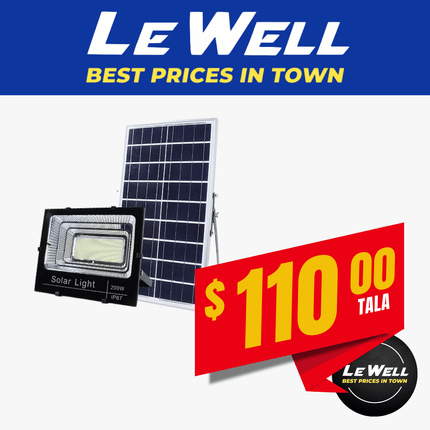 Solar Light 200W (PICK UP FROM LE WELL COMPANY SAVALALO ONLY)