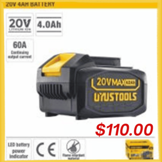 20V 4AH Battery "PICK UP FROM LOTOPA TOOLS SAVALALO"