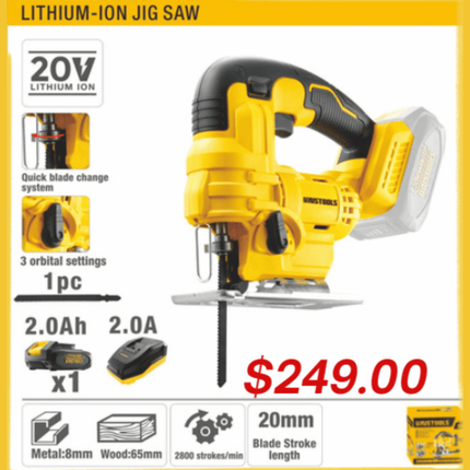 Lithium-Ion Jig Saw "PICK UP FROM LOTOPA TOOLS SAVALALO"
