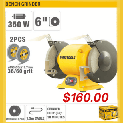 Bench Grinder 350W / 6" "PICK UP FROM LOTOPA TOOLS SAVALALO"