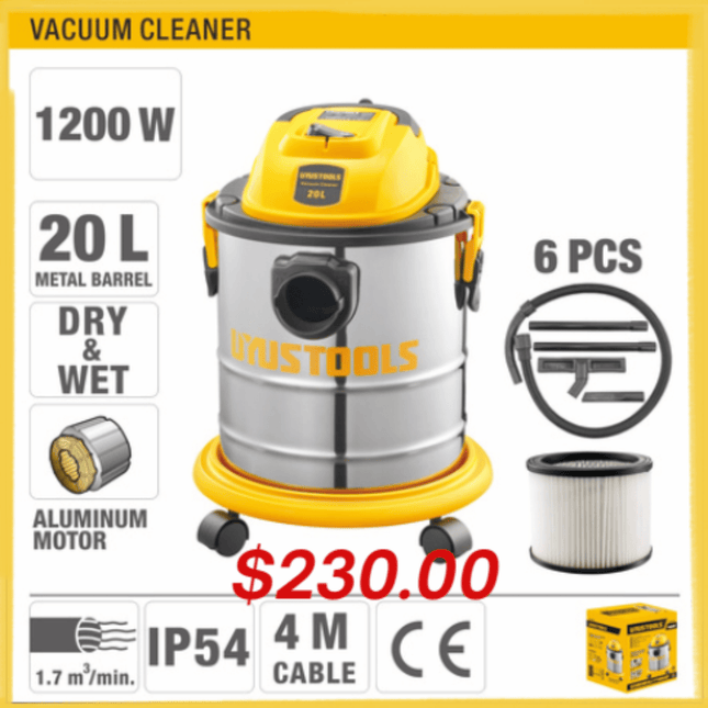 Vacuum Cleaner 1200W / 20L "PICK UP FROM LOTOPA TOOLS SAVALALO"