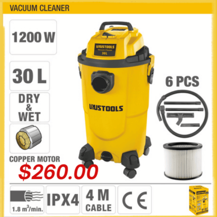Vacuum Cleaner 1200W / 30L "PICK UP FROM LOTOPA TOOLS SAVALALO"
