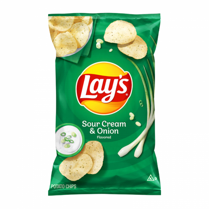 Lays Potato Chips Sour Cream 6.5oz "PICKUP FROM FARMER JOE SUPERMARKET"