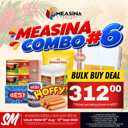 MEASINA COMBO #6 "PICKUP FROM AH LIKI WHOLESALE"