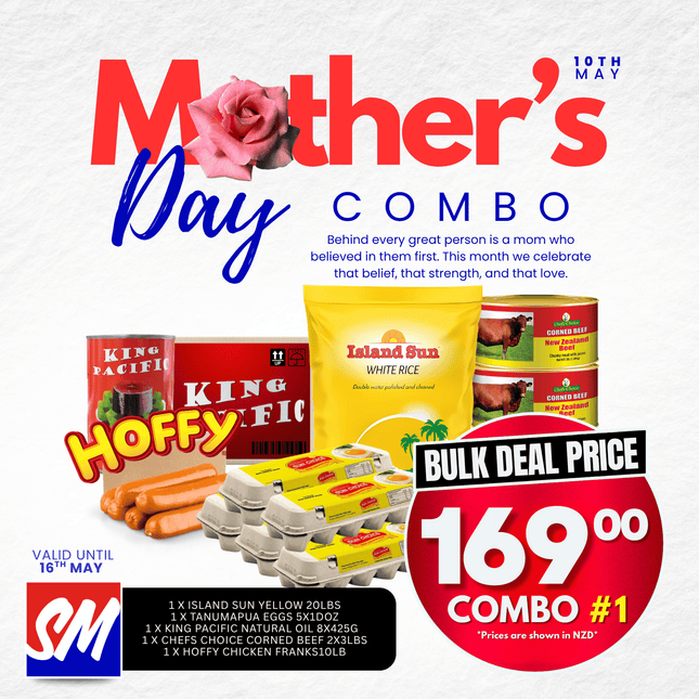Mother's Day COMBO #1 "PICKUP FROM AH LIKI WHOLESALE"