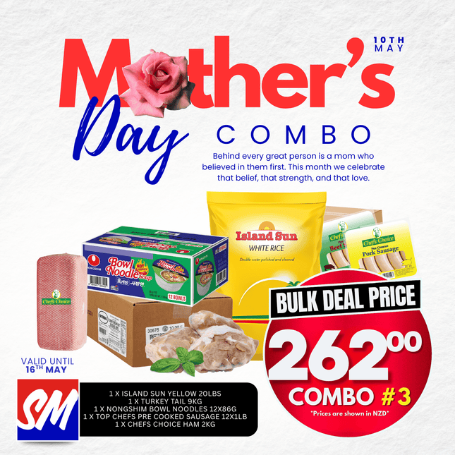 Mother's Day COMBO #3 "PICKUP FROM AH LIKI WHOLESALE"