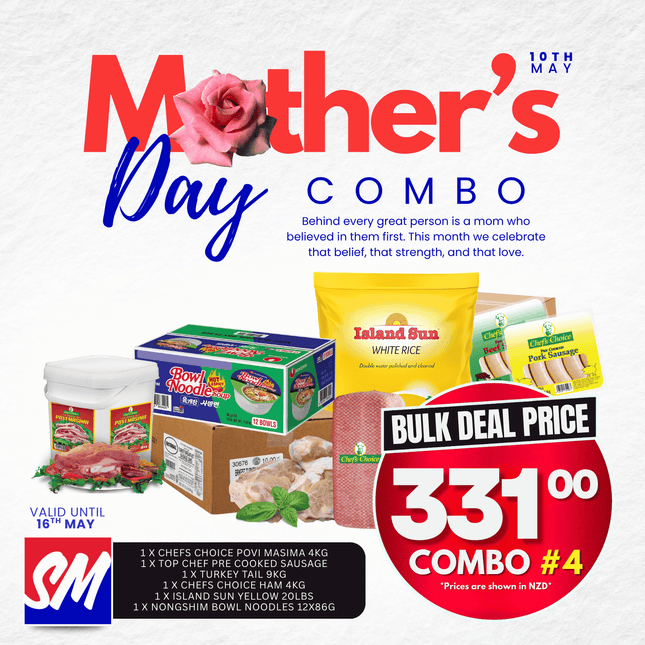 Mother's Day COMBO #4 "PICKUP FROM AH LIKI WHOLESALE"