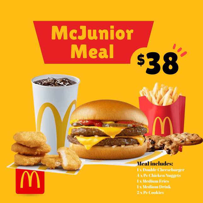McJunior Meal "PICK UP FROM MCDONALD'S, APIA"