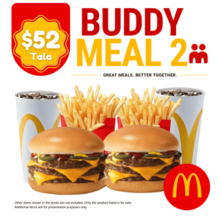 Buddy Meal 2 "PICK UP FROM MCDONALD'S, APIA"