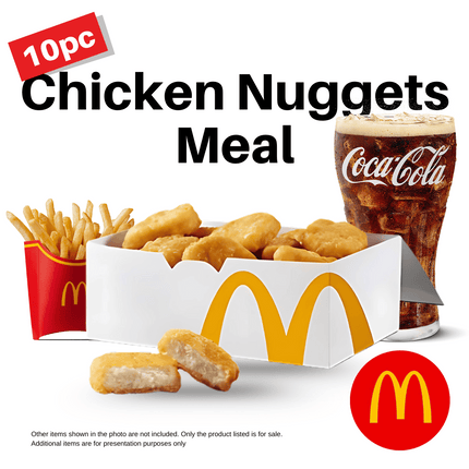 10pc Chicken Nuggets "PICK UP FROM MCDONALD'S, APIA"