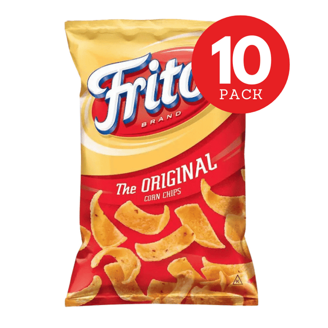 Fritos Corn Chips Regular 11oz 10PACK [NOT AVAIL AT VAITELE BRANCH] "PICKUP FROM AH LIKI WHOLESALE"