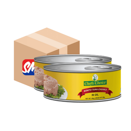 Chefs Choice Tuna In Oil 24 By 140g (Smaller Can) "PICKUP FROM AH LIKI WHOLESALE"