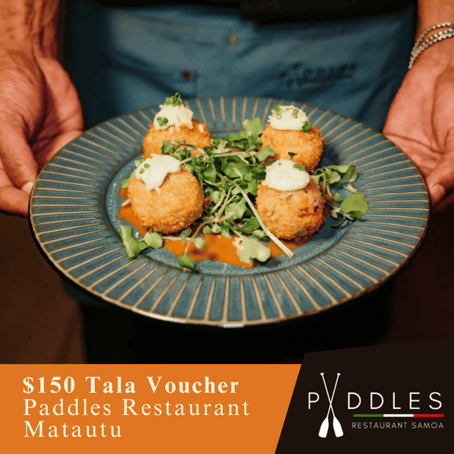 Paddles Restaurant - Matautu, Apia WS$150 Tala Dinner Voucher