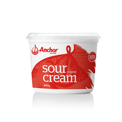 Anchor Sour Cream Plain 500g "PICKUP FROM FARMER JOE SUPERMARKET UPOLU ONLY"