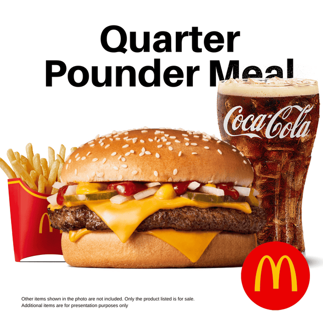 Quarter Pounder Meal "PICK UP FROM MCDONALD'S, APIA"