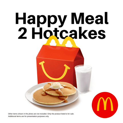 Happy Meal 2pc Hotcakes "PICK UP FROM MCDONALD'S, APIA"