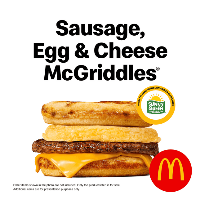 Sausage & Egg McGriddle (Breakfast Only) "PICK UP FROM MCDONALD'S, APIA"