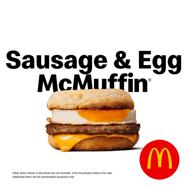 Sausage & Egg Muffin (Breakfast Only) "PICK UP FROM MCDONALD'S, APIA"