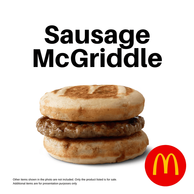 Sausage McGriddle (Breakfast Only) "PICK UP FROM MCDONALD'S, APIA"