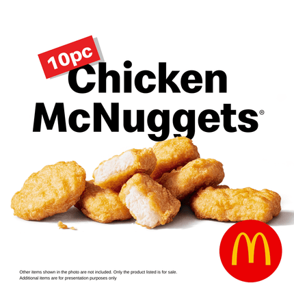 10pc Chicken Nuggets "PICK UP FROM MCDONALD'S, APIA"