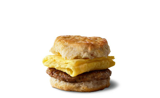 Sausage & Egg Biscuit (Breakfast Only)