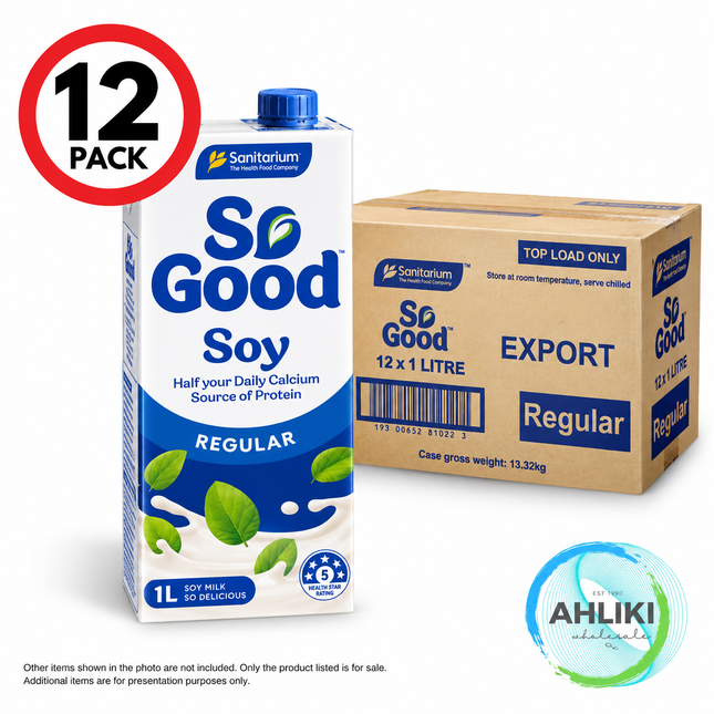 So Good Regular Milk 12PACK x 1 Litre (5109140)