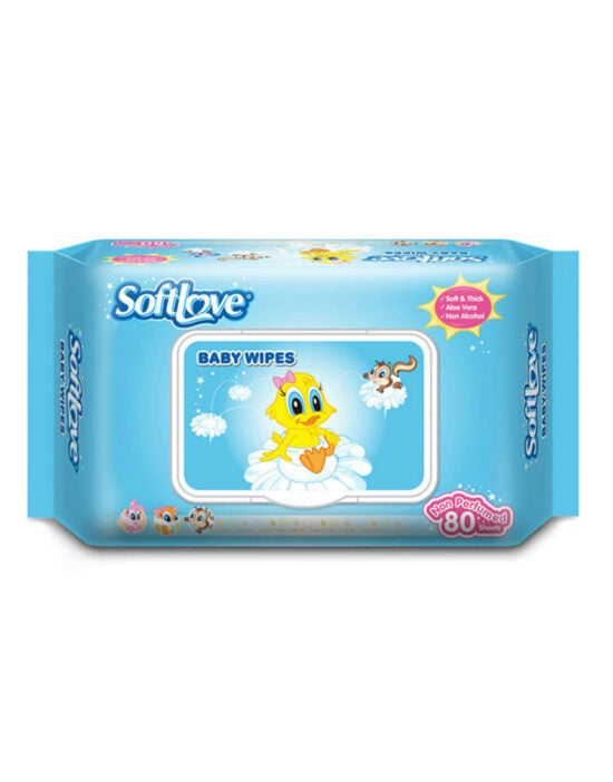 Soft Love Baby Wipes 80 Sheets "PICKUP FROM FARMER JOE SUPERMARKET UPOLU ONLY"