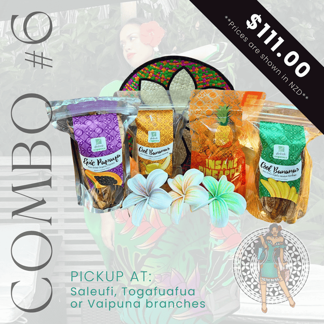 TIA'S Combo #6 "PICK UP FROM TIA'S AT TOGAFUAFUA, SALEUFI or VAIPUNA"