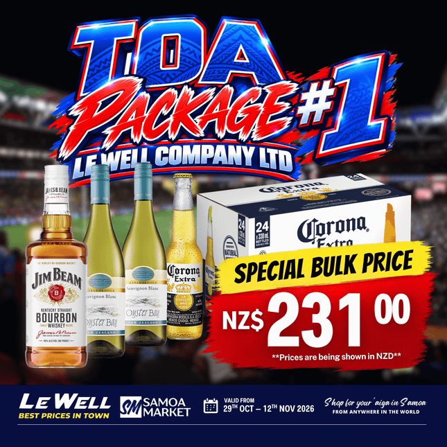 TOA PACKAGE #1 (PICK UP FROM LE WELL COMPANY SAVALALO ONLY)