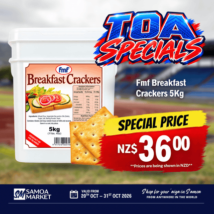 FMF Breakfast Crackers 5Kg Paelo Masi Lapo'a
