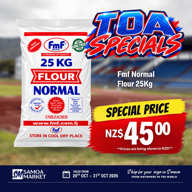 FMF Normal Flour Taga Falaoa Mata 25Kg