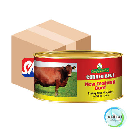 Chefs Choice Corned Beef 2 x 3lbs [1.36KG] "PICKUP FROM AH LIKI WHOLESALE"