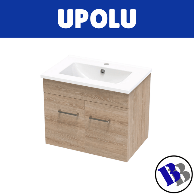 Vanity Cabinet Slimline Bathroom Melamine 600mm - "PICKUP FROM BLUEBIRD LUMBER & HARDWARE"