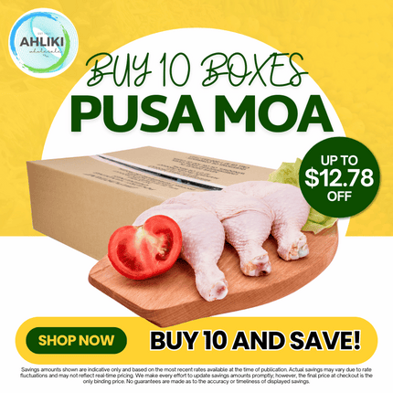 10 x Boxes of Chicken Leg Quarter 15kg Frozen Carton "PICKUP FROM AH LIKI WHOLESALE"