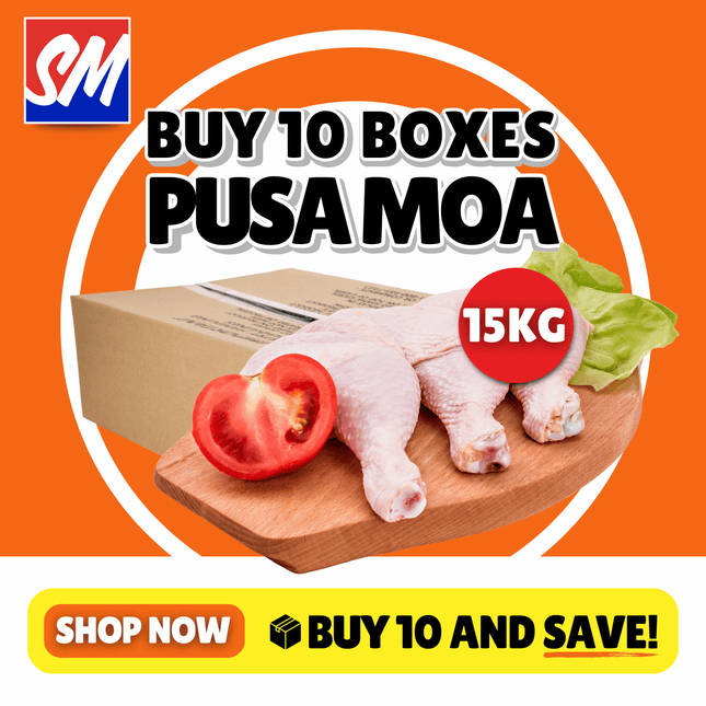 10 x Boxes of Chicken Leg Quarter 15kg Frozen Carton "PICKUP FROM AH LIKI WHOLESALE"