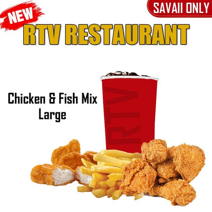 Chicken & Fish Mix LRG "PICKUP FROM RTV SALELOLOGA" - Samoamarket.com