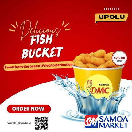 Delicious Fish Bucket "PICKUP FROM DMC UPOLU VAILOA, MOTOOTUA OR FUGALEI" - Samoamarket.com