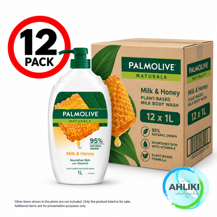 Palmolive Body Wash 1LITRE x 12PACK Assorted